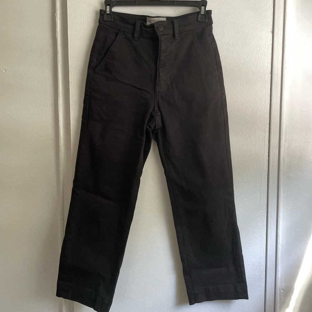 Everlane straight leg crop pants